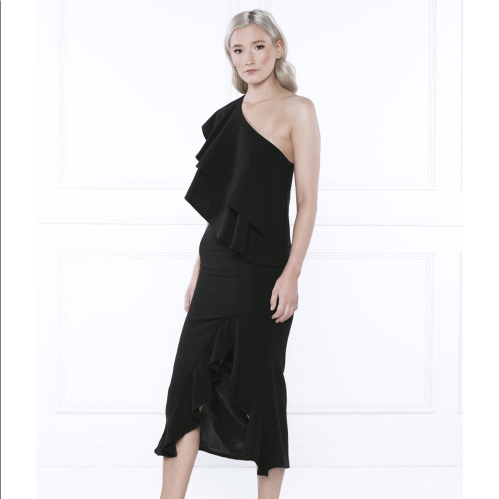 🆕 Delphine The Label: Black Frilly Skirt - Picture 2 of 4